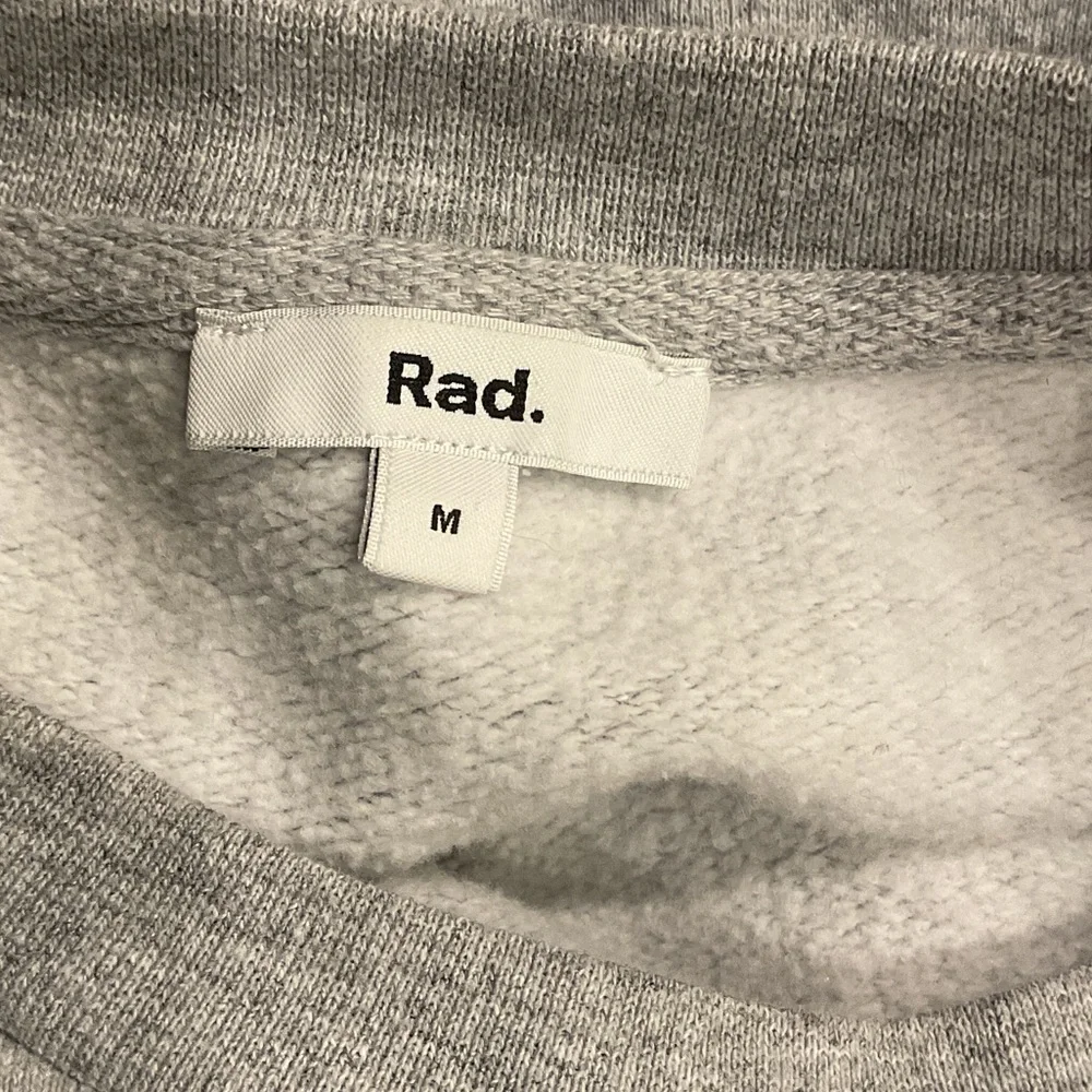 Rad Gray Sweater with Pink Pineapple Design, Size M - Picture 2 of 5